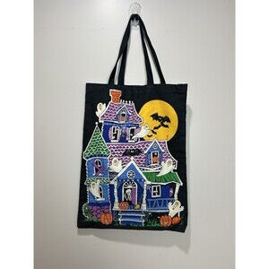 Vintage 90’s Halloween Glow In The Dark Cranston Trick Or Treat Tote Bag